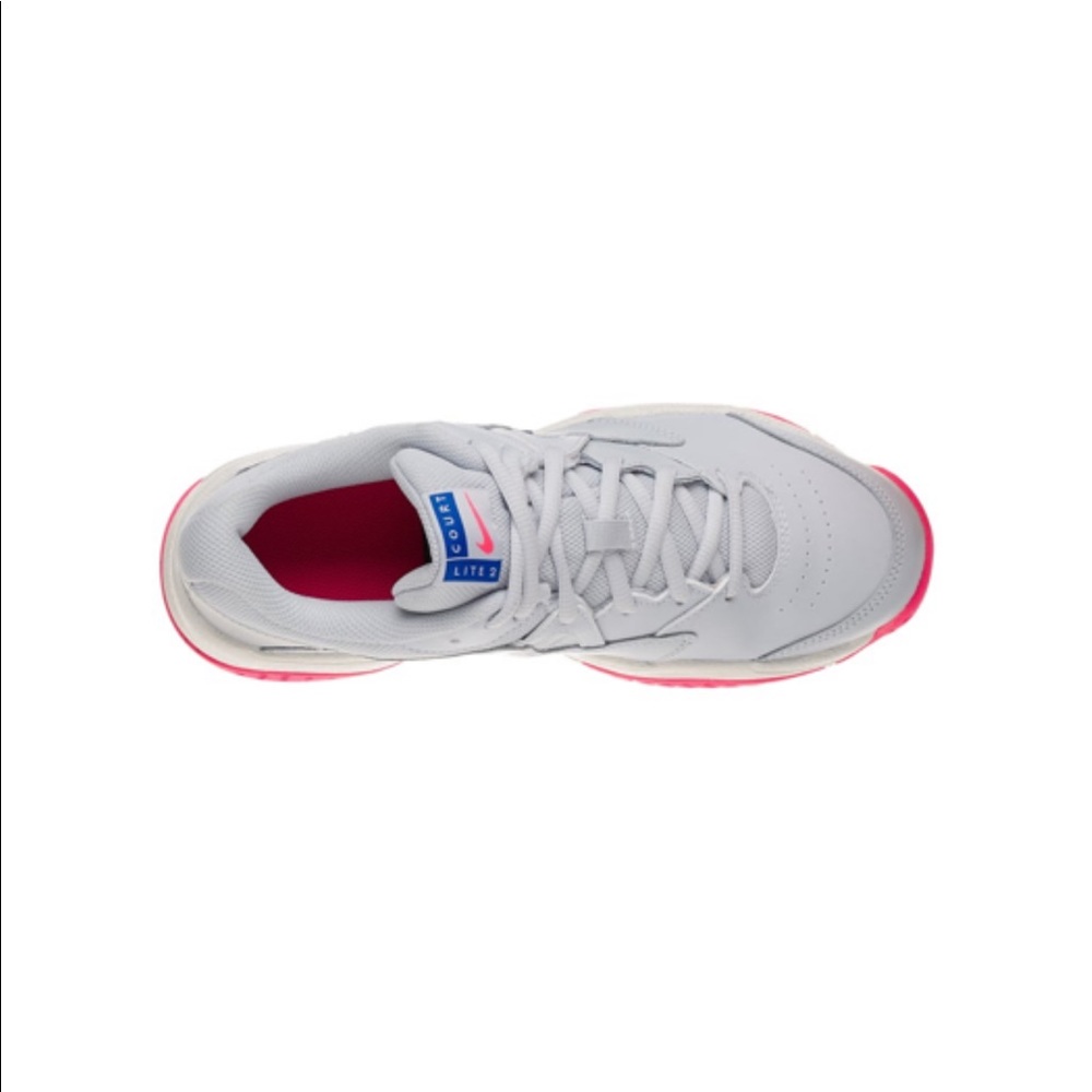 🔥Nike Court Lite 2 Platinum/Blue Women's Shoe  NWT - Picture 7 of 10